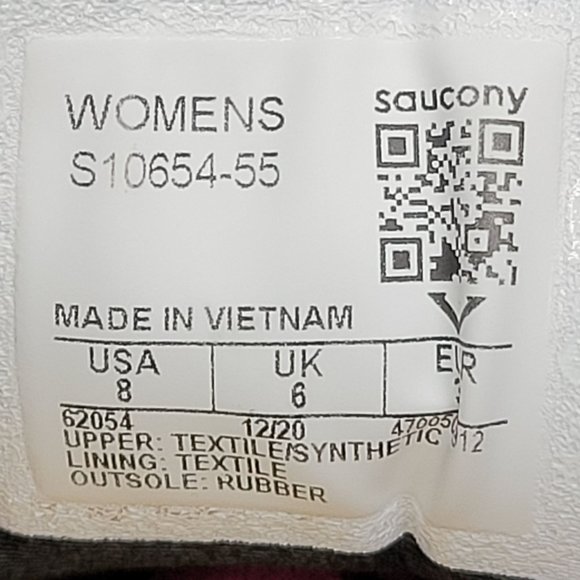 Saucony Guide 14 Women's Running Shoes White Gray Purple S10654-55 US Size 8 - Picture 8 of 8